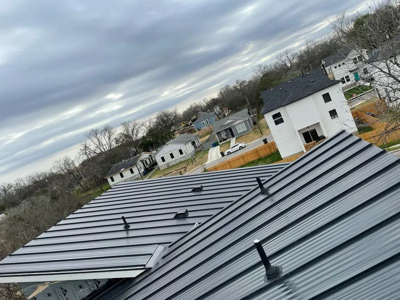 Standing seam metal roof panels with vents for Skylight Repair in Suitland